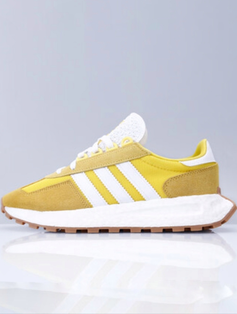 ADIDAS Retropy E5 Yellow and White Low-Top Retro Runner NWT